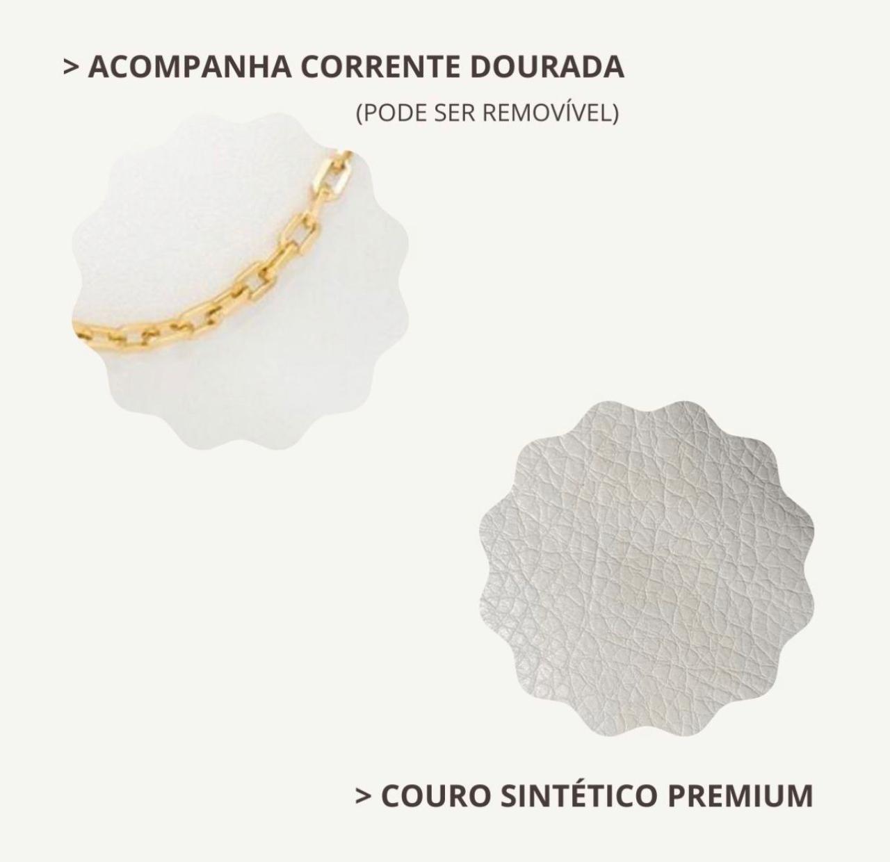 Bolsa Baguete Feminina Preta