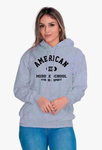 Moletom Liso Feminino Estampado American 1988