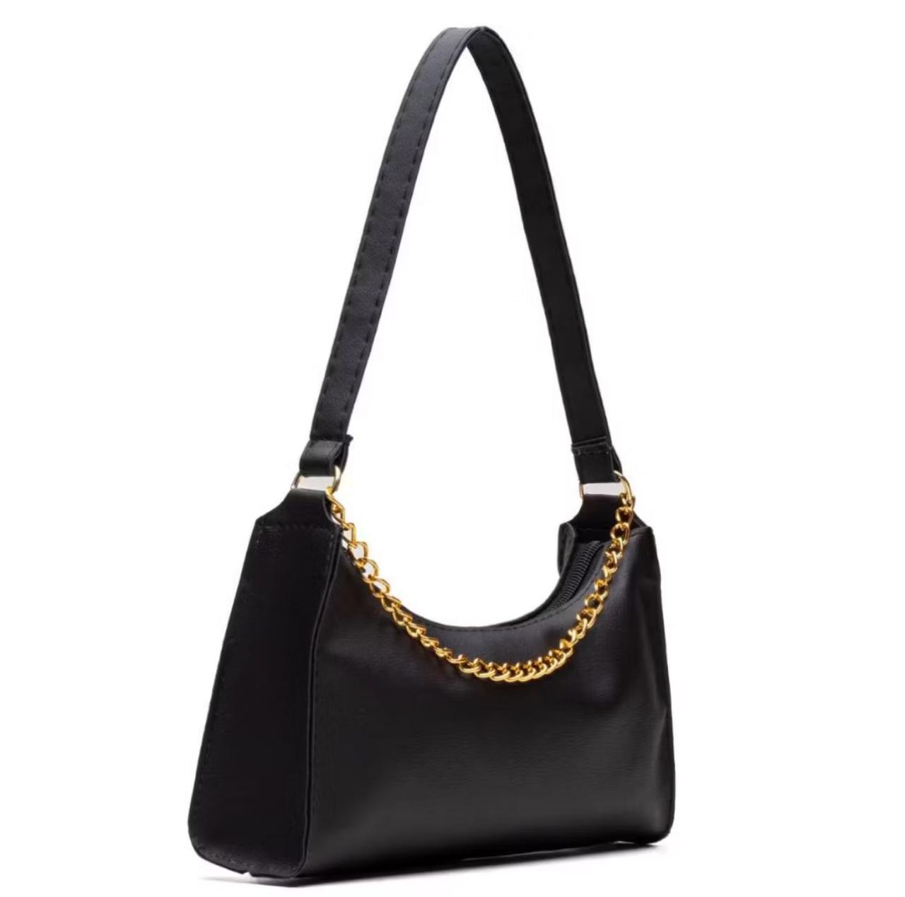 Bolsa Baguete Feminina Preta