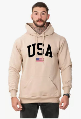 Moletom Flanelado Unissex Estampado USA