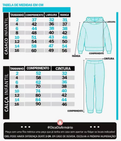 Calça de moletom infantil