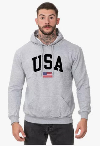 Moletom Flanelado Unissex Estampado USA