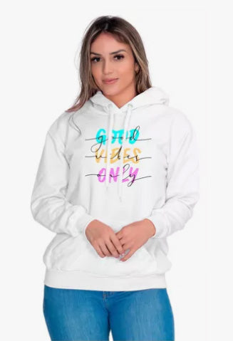 Moletom Liso Feminino Estampado Good Only