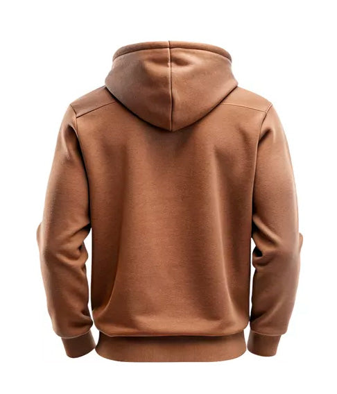 Moletom Liso Masculino Flanelado Blusa De Frio Com Capuz Rosa