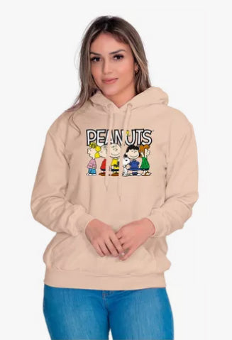 Moletom Liso Feminino Estampado Peanuts