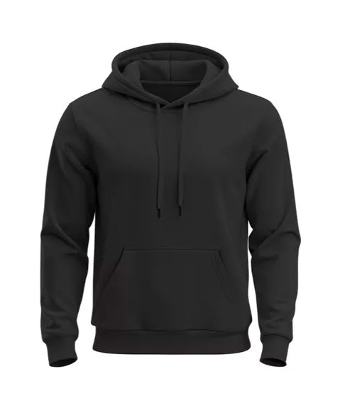 Moletom Liso Masculino Flanelado Blusa De Frio Com Capuz Rosa