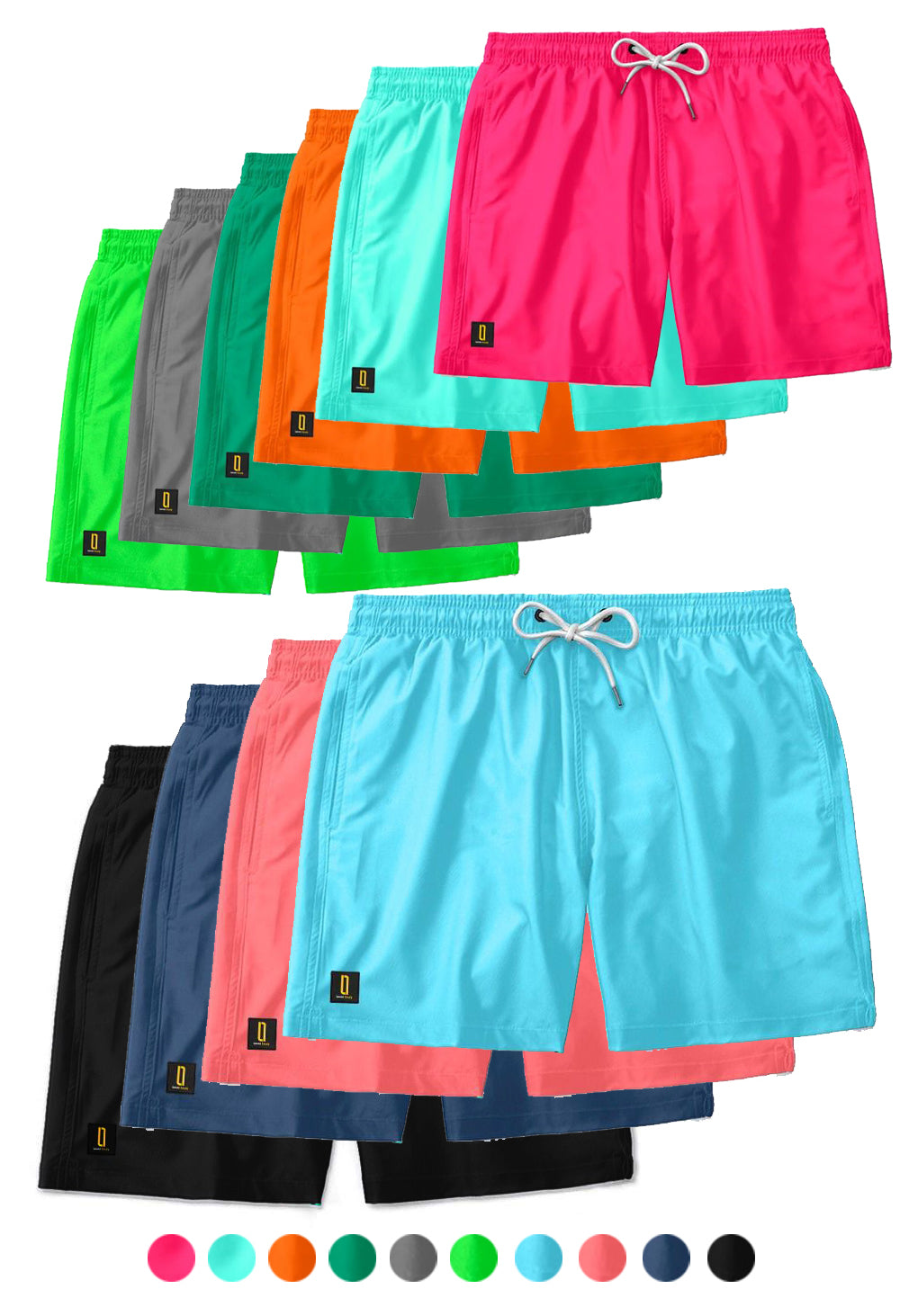 Kit 3 Short Masculino Bermuda Praia Academia
